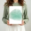nieuwjaarskaart met pluisjes in hand, eco-friendly BIO TOP-papier