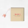 You did it, leuke duurzame wenskaart met envelop