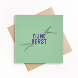 kerstkaart fijne kerst